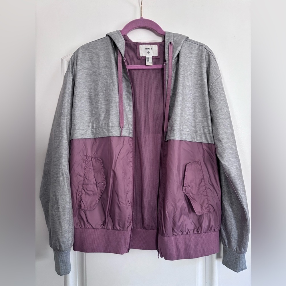 F21 Windbreaker Jacket